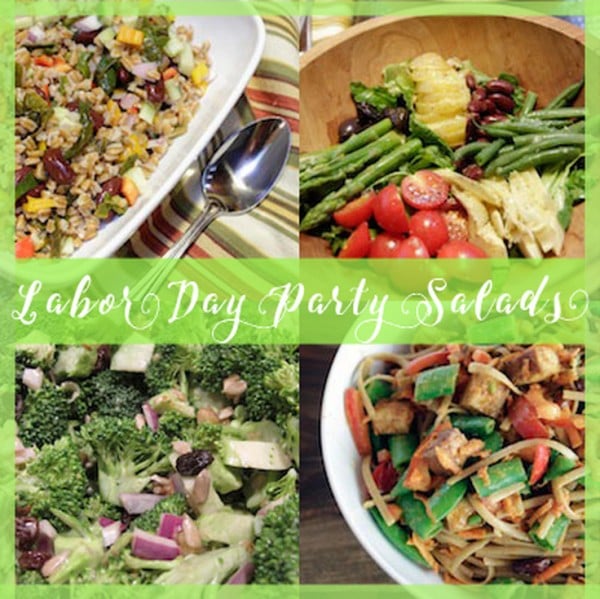 Labor Day Party Salads Plant Based Cooking