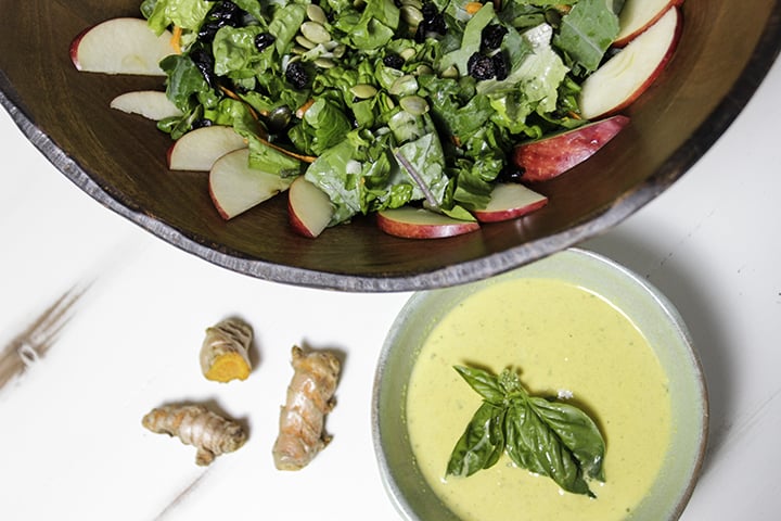 romain-salad-with-kale Romain Salad with Kale